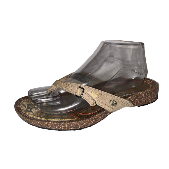 Teva Shoes - TEVA Shoes Women's Size 9M Green Leather Ventura Thong Flip Flop Sandals #6503